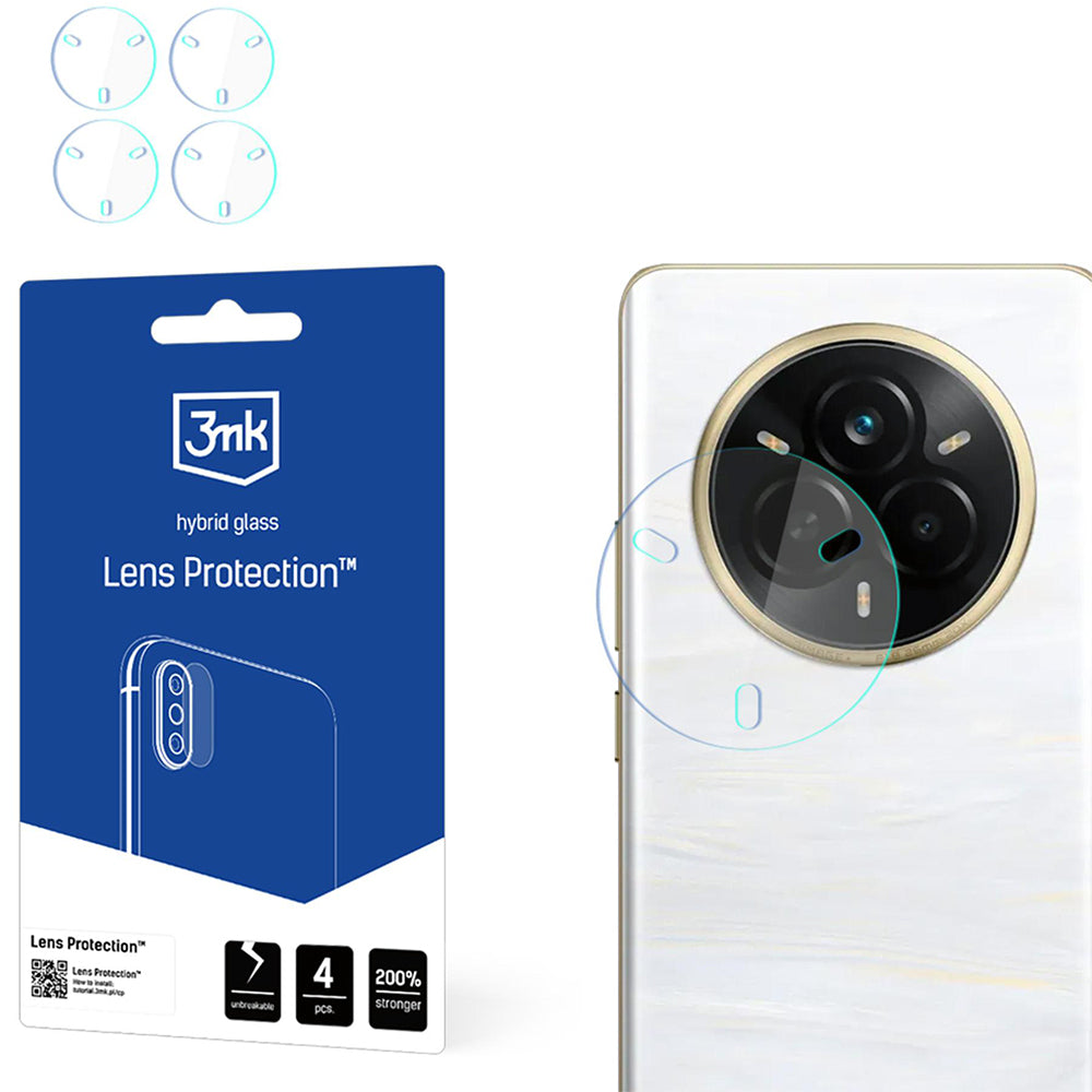 Objektivschutz für Realme 14 Pro Plus 5G, 3mk Lens Protection, 4 Sätze