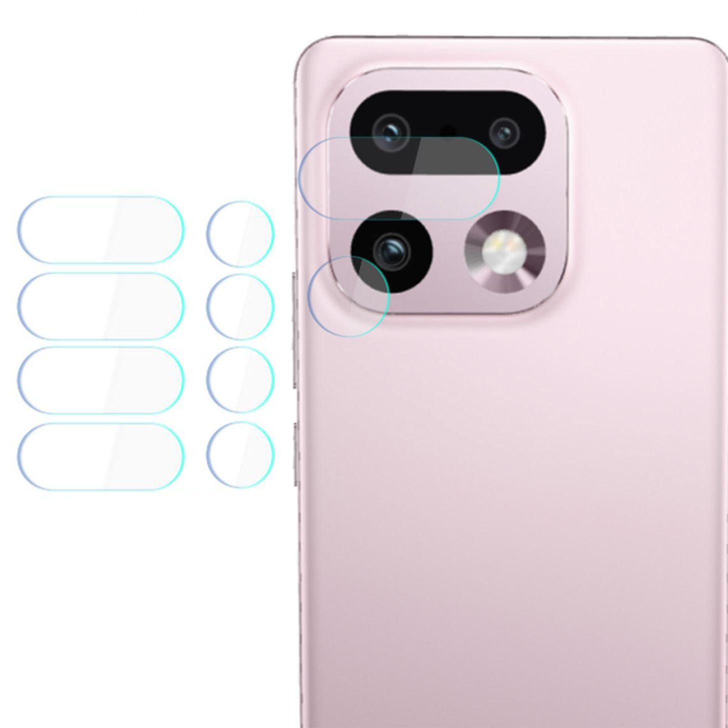 Objektivschutz für Realme 16 Pro Plus 5G, 3mk Lens Protection, 4 Sätze