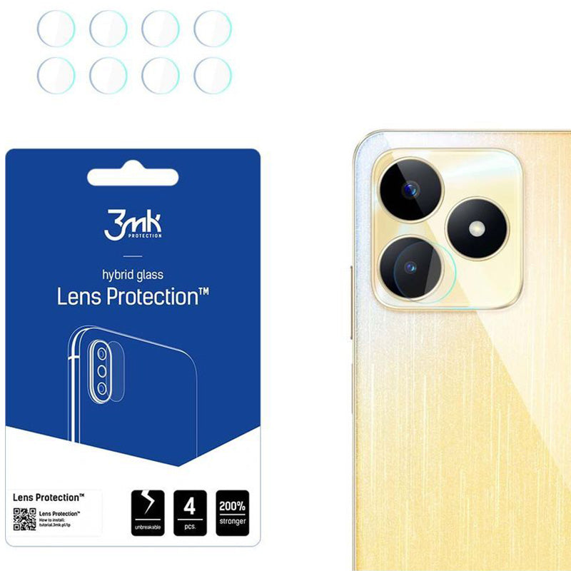 Objektivschutz 3mk Lens Protection für Realme C53, 4 Sätze