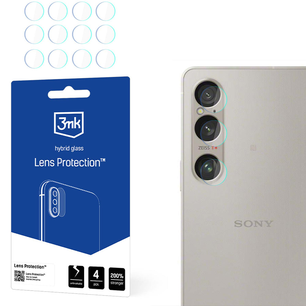 Objektivschutz für Sony Xperia 1 VI, 3mk Lens Protection, 4 Sätze