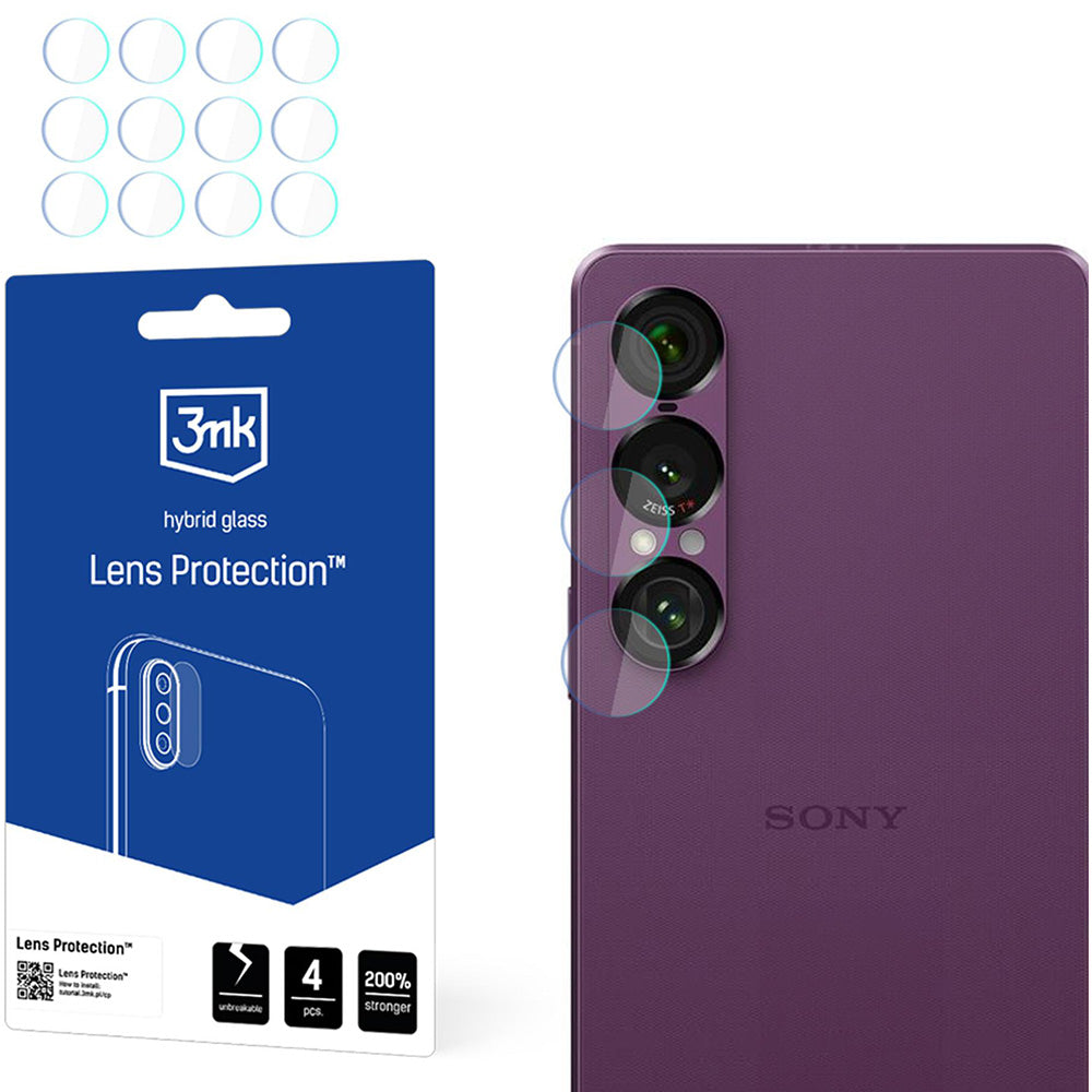 Objektivschutz für Sony Xperia 1 VII, 3mk Lens Protection, 4 Sätze