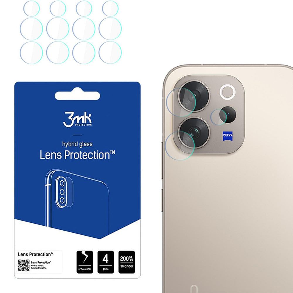 Objektivschutz für Vivo V70 5G, 3mk Lens Protection, 4 Sätze