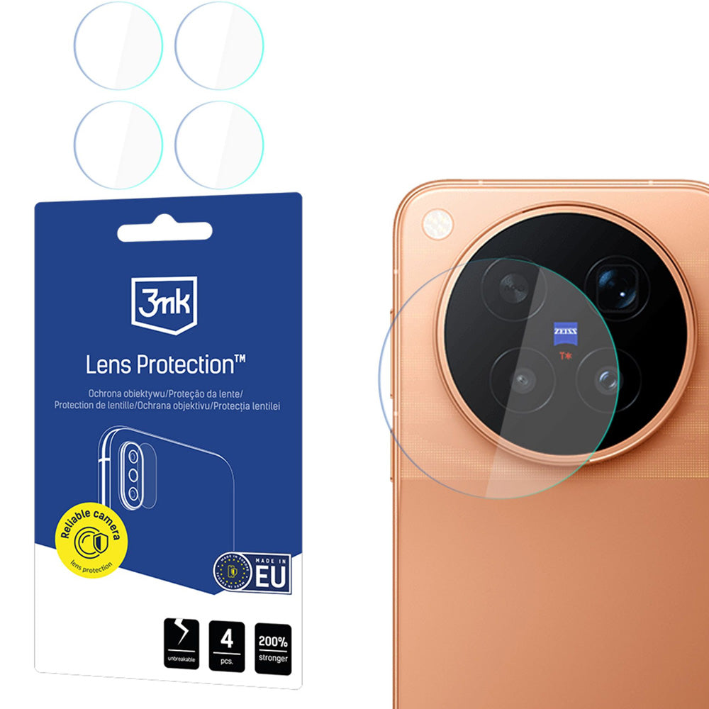 Objektivschutz für Vivo X500 Pro Max, 3mk Lens Protection, 4 Sätze (1/3)