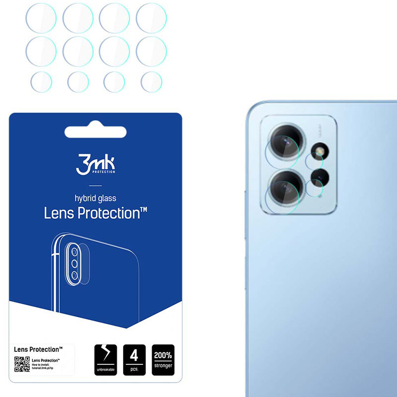 Objektivschutz 3mk Lens Protection für Redmi 12, 4 Sätze