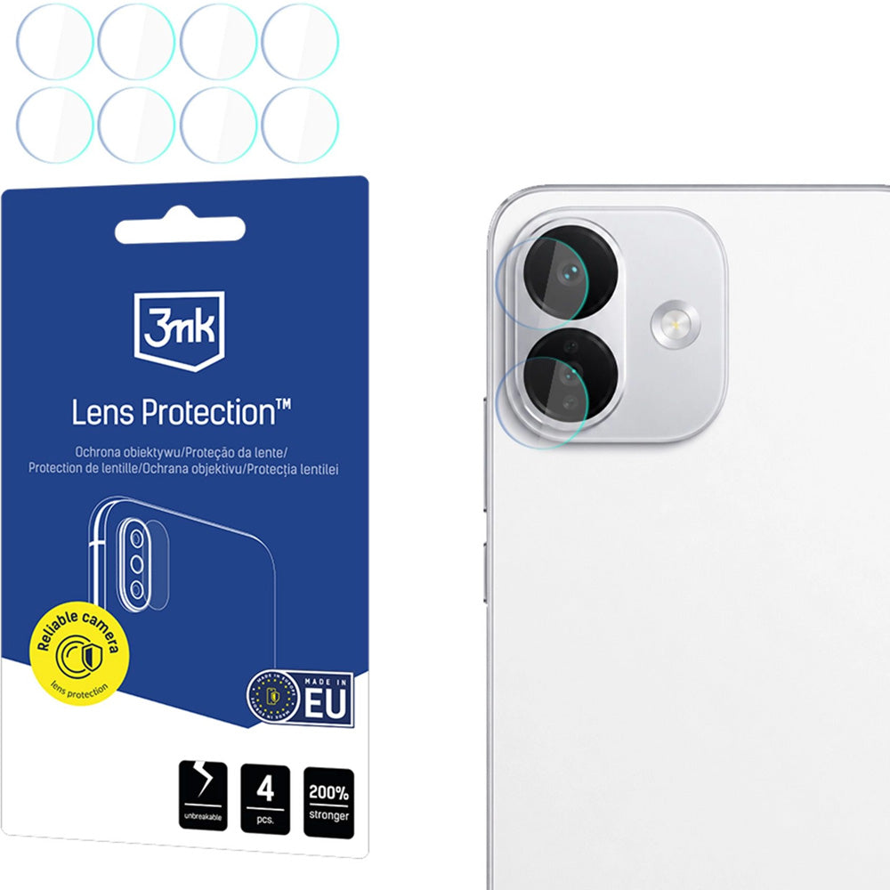 Objektivschutz für Xiaomi Redmi Note 17 Pro 5G, 3mk Lens Protection, 4 Sätze (1/2)