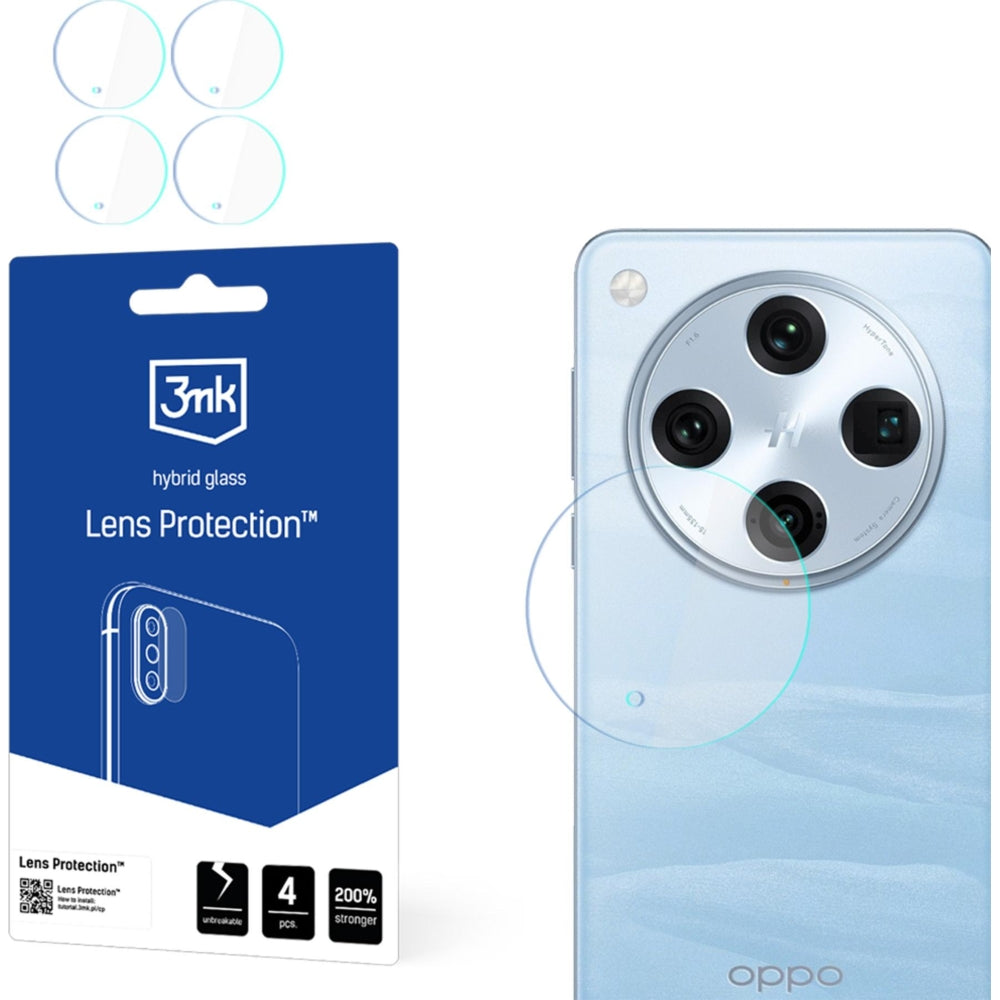Objektivschutz für Oppo Find X8 Pro, 3mk Lens Protection, 4 Sätze
