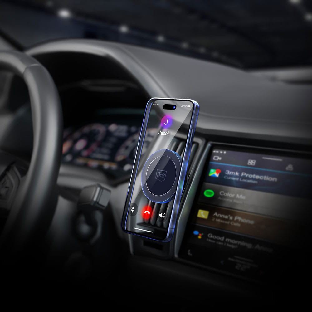 Magnetische Autohalterung 3mk MagHolder MagSafe für iPhone, Schwarz