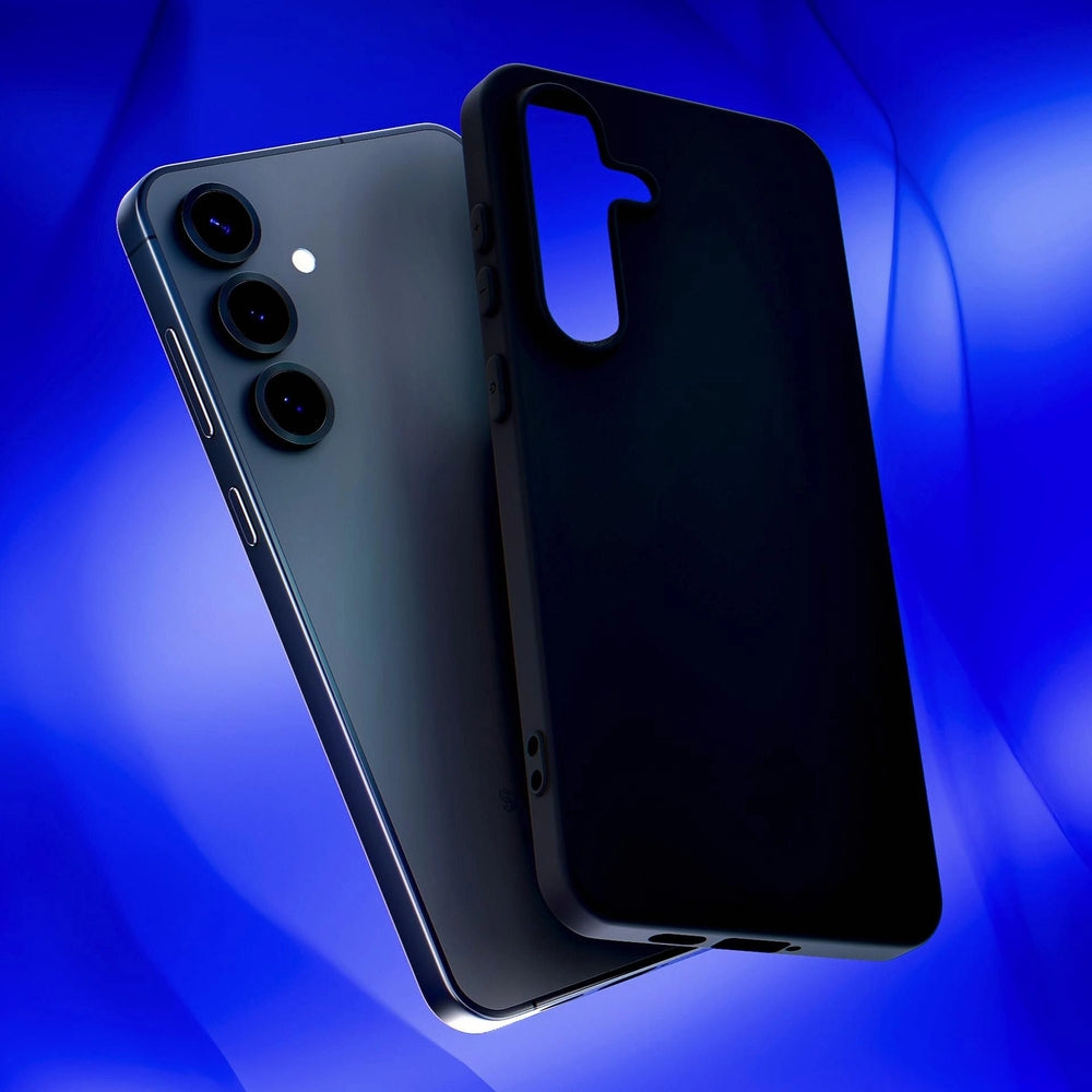 Handyhülle für Galaxy S25 FE, 3mk Matt Case, mattes Schwarz