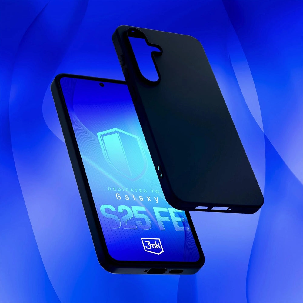 Handyhülle für Galaxy S25 FE, 3mk Matt Case, mattes Schwarz