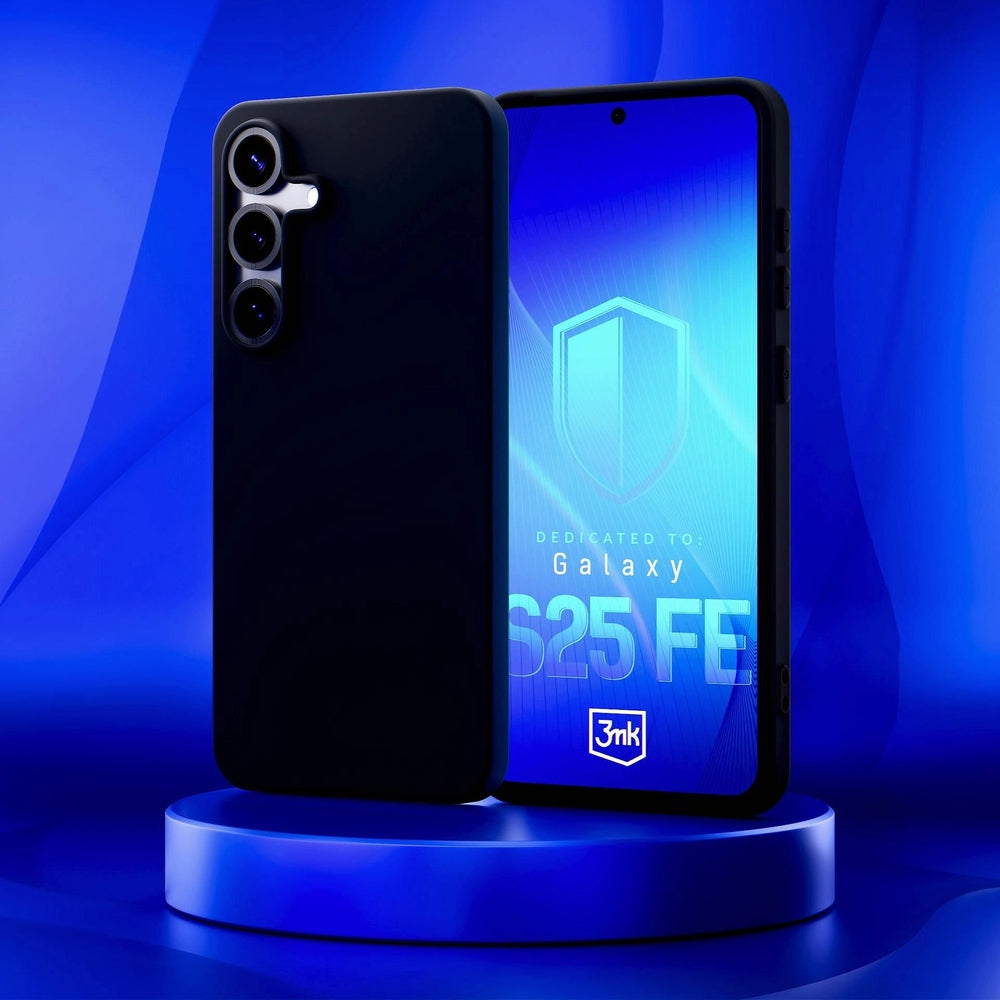 Handyhülle für Galaxy S25 FE, 3mk Matt Case, mattes Schwarz
