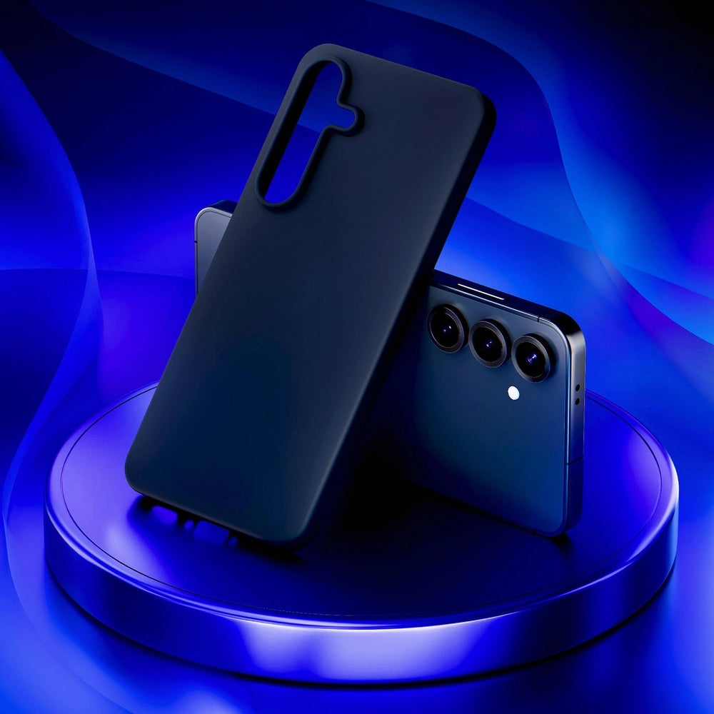 Handyhülle für Galaxy S25 FE, 3mk Matt Case, mattes Schwarz