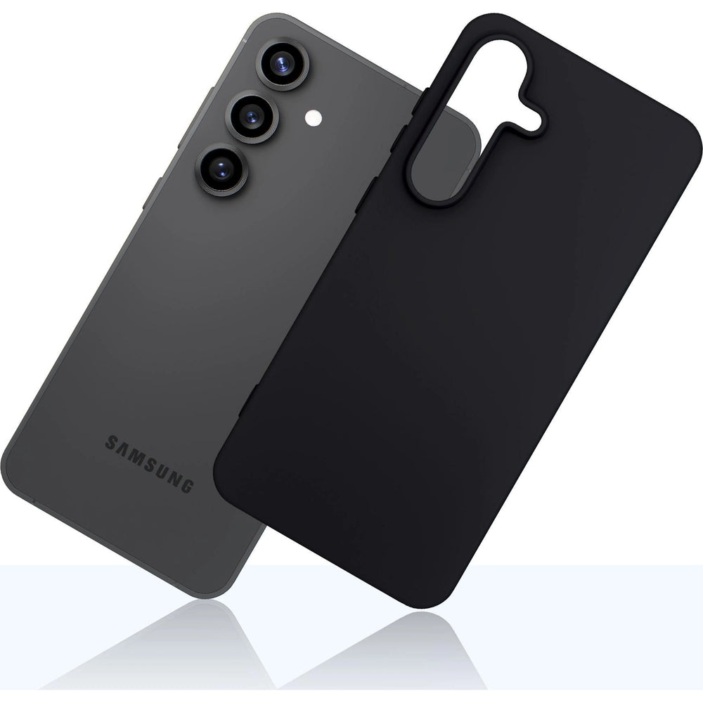 Handyhülle für Galaxy S25 FE, 3mk Matt Case, mattes Schwarz