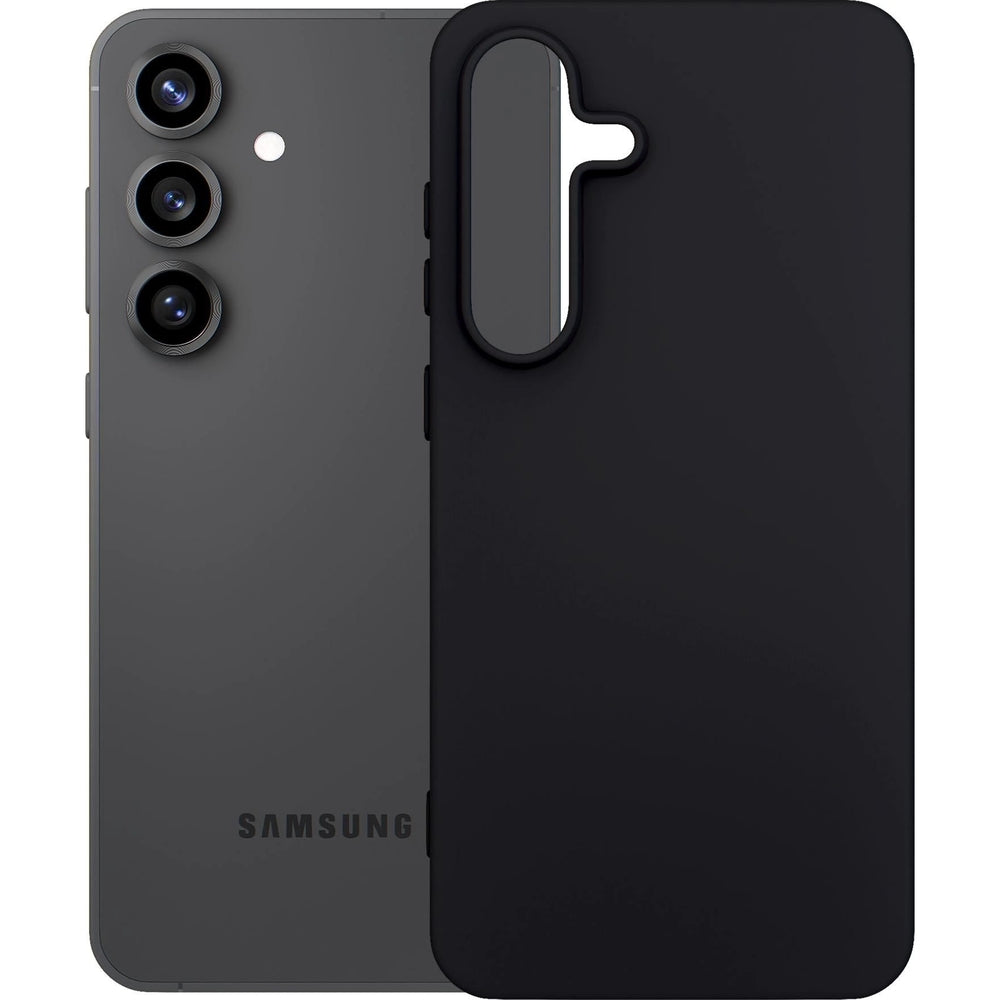 Handyhülle für Galaxy S25 FE, 3mk Matt Case, mattes Schwarz