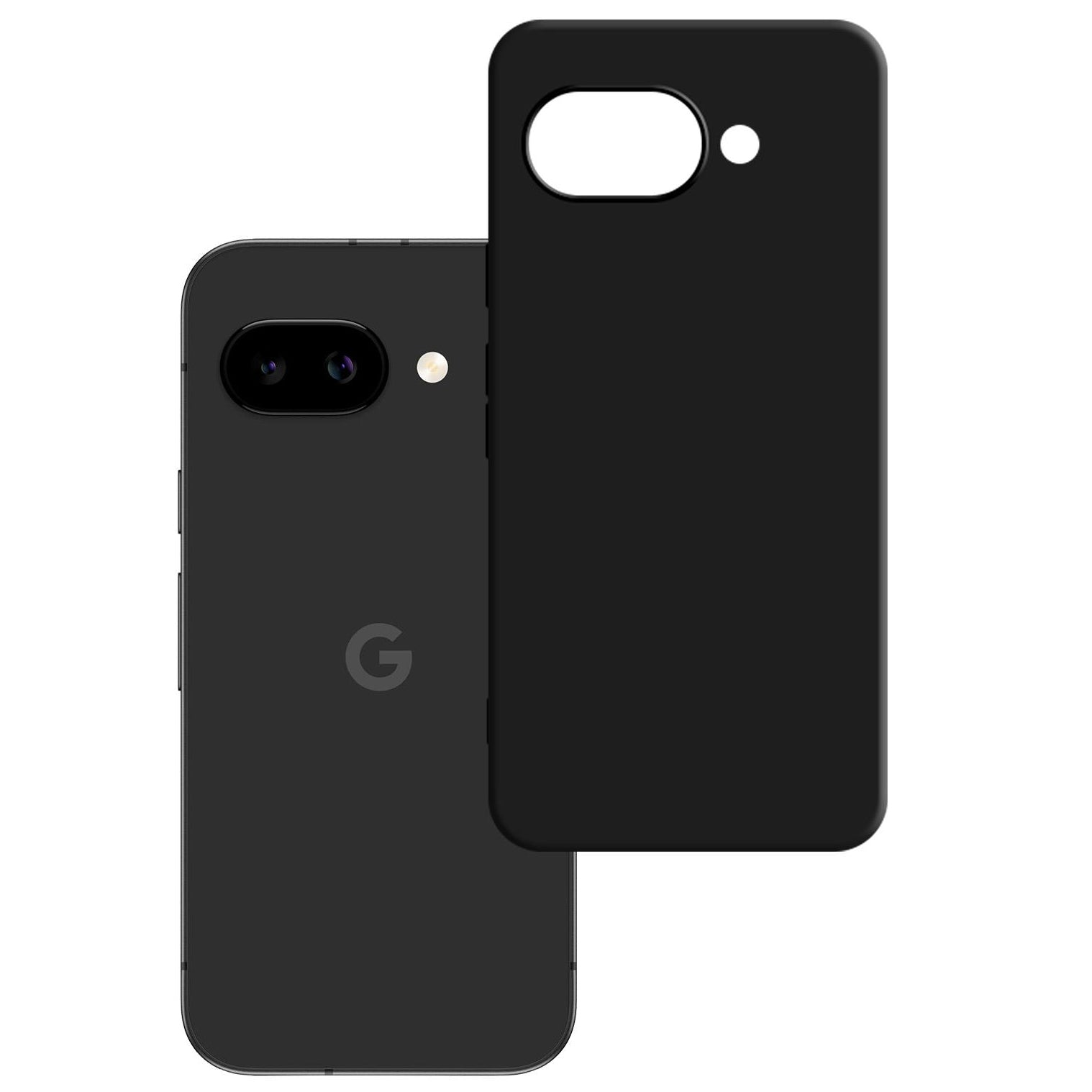 Handyhülle für Google Pixel 10a, 3mk Matt Case, Mattes Schwarz