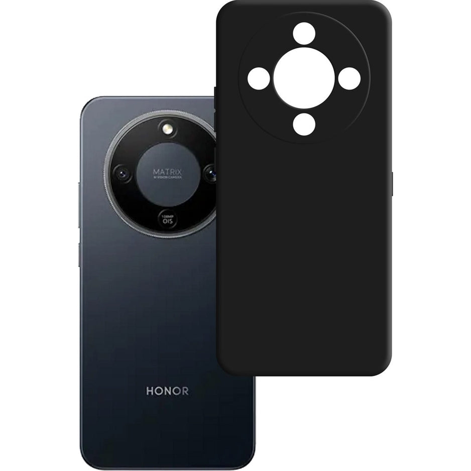 Handyhülle für Honor Magic8 Lite, 3mk Matt Case, Mattes Schwarz