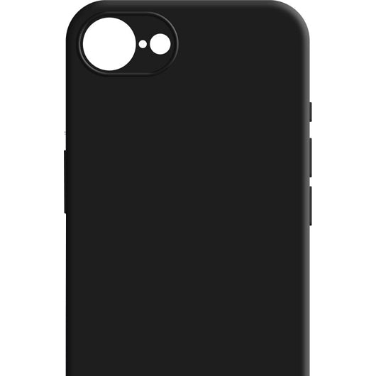 3mk Matt Case für Apple iPhone SE 2025 in mattem Schwarz, kratzfest und schlankes Design, kompatibel mit Schutzgläsern, Military Grade zertifiziert.
