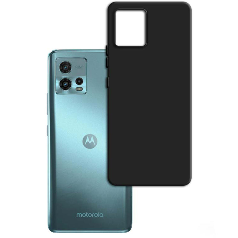 Schutzhülle 3mk Matt Case für Motorola Moto G72, Schwarz