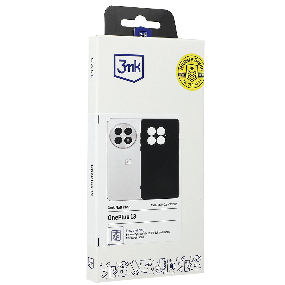 Handyhülle für OnePlus 13, 3mk Matt Case, mattes Schwarz