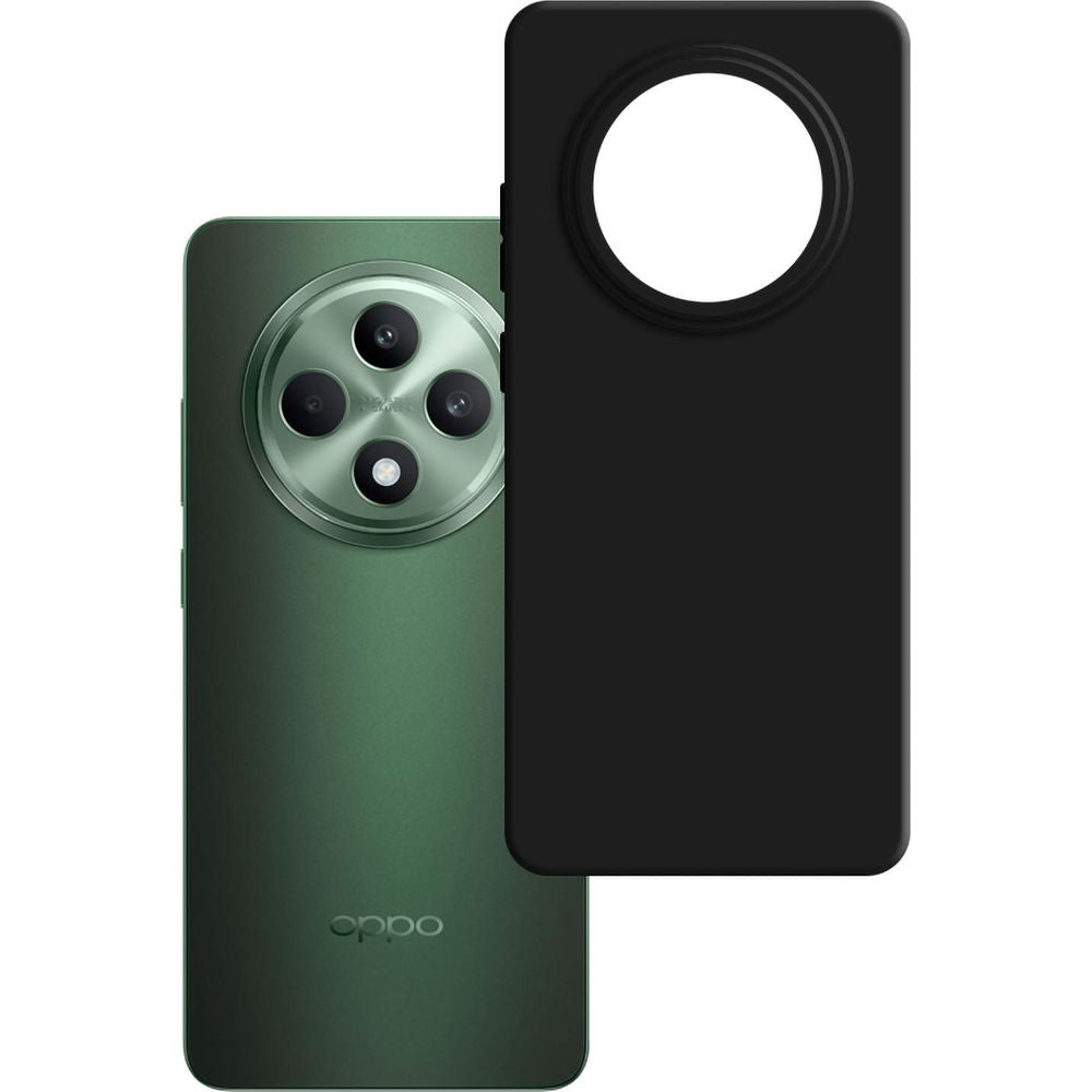 Handyhülle für Oppo Reno12 FS / F, 3mk Matt Case, Schwarz