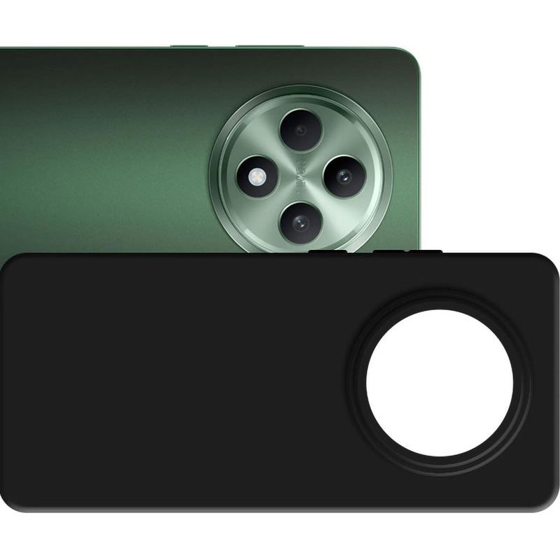 Handyhülle für Oppo Reno12 FS / F, 3mk Matt Case, Schwarz
