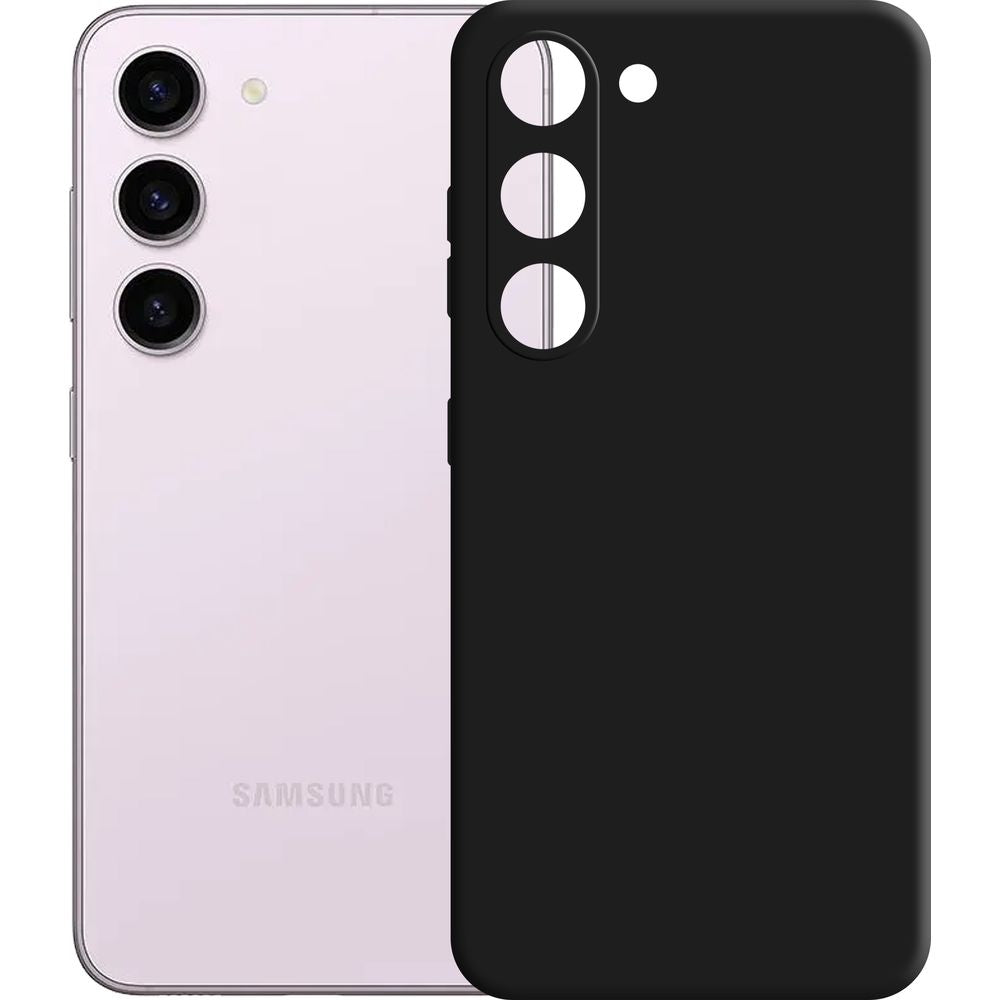 Handyhülle für Galaxy S23 5G, 3mk Matt Case, Schwarz