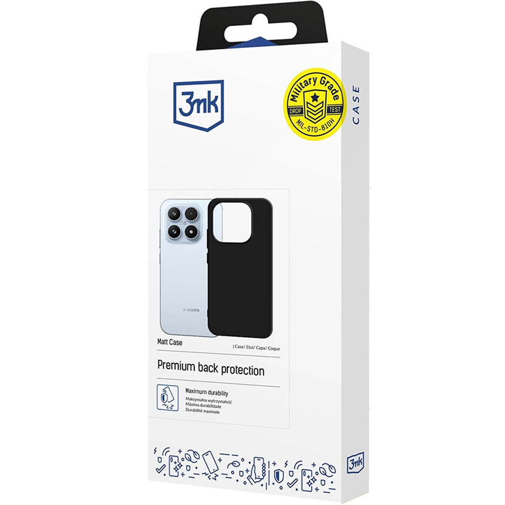 Handyhülle für Xiaomi 17, 3mk Matt Case, Schwarz