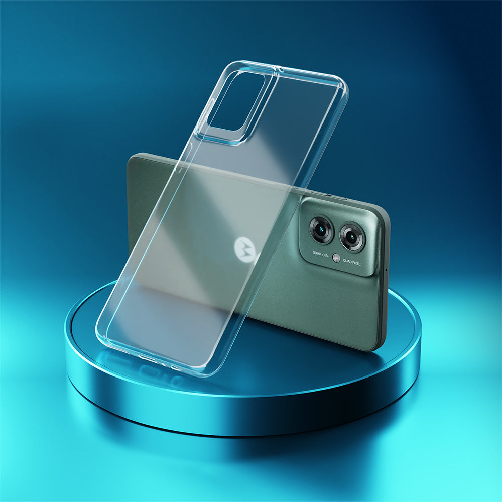 Handyhülle für Motorola Moto G55 5G, 3mk Clear Case, Transparent