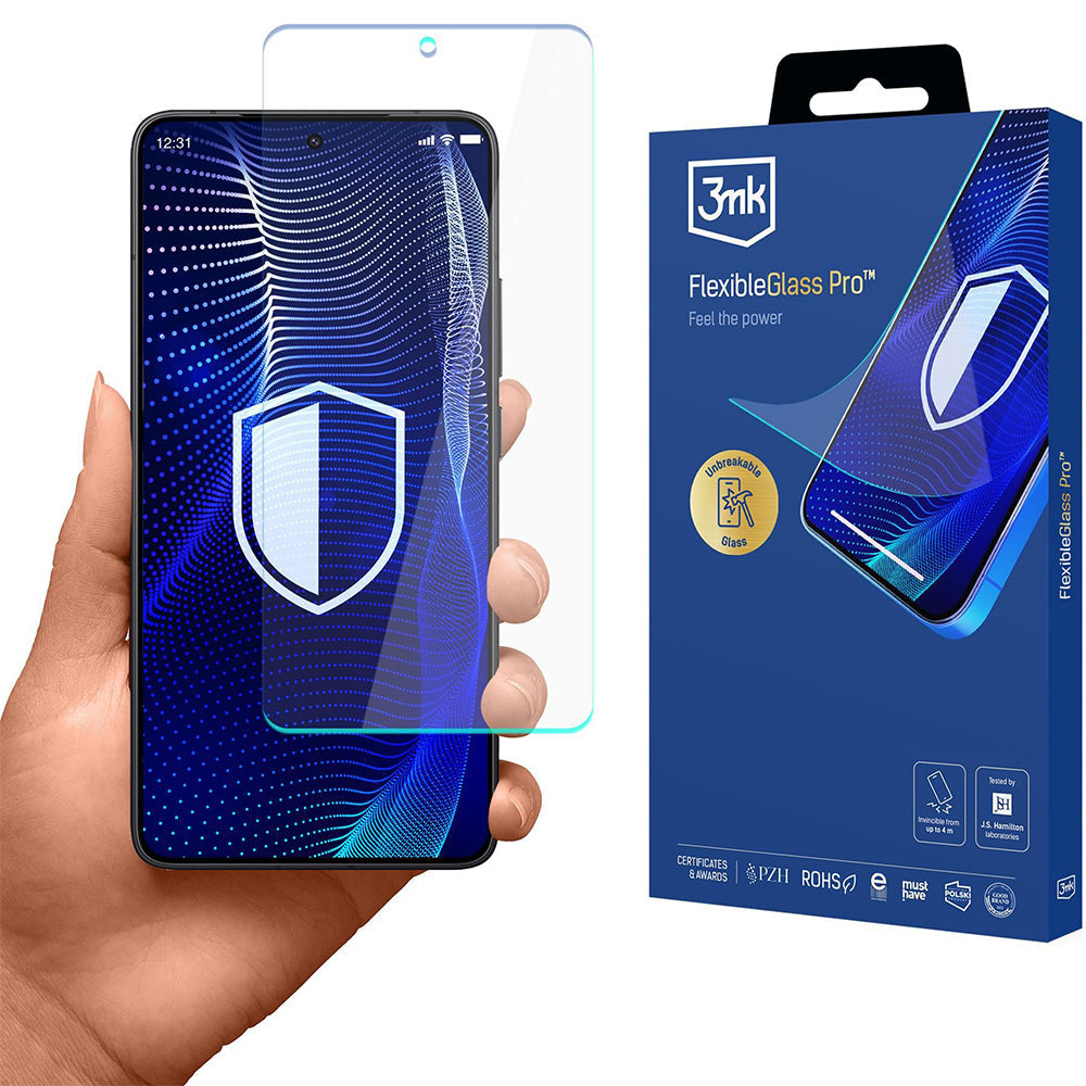 Hybridglas für Xiaomi POCO F7 Pro / Xiaomi POCO F7 Ultra, 3mk FlexibleGlass Pro