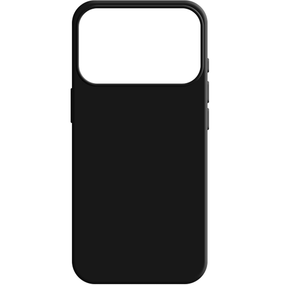 Handyhülle für iPhone 17 Pro, 3mk Silicone Case, Schwarz