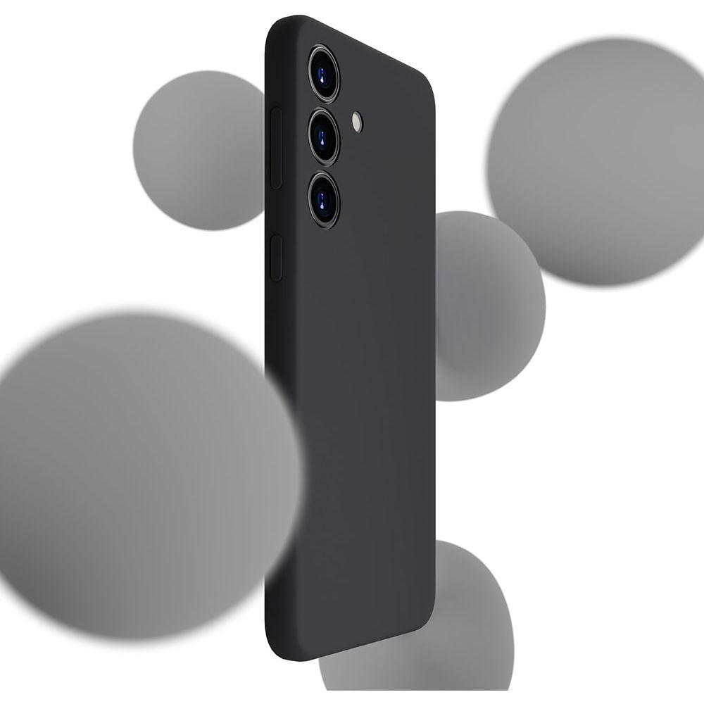 Schutzhülle für Galaxy S24 Plus 5G, 3mk Silicone Case, Schwarz