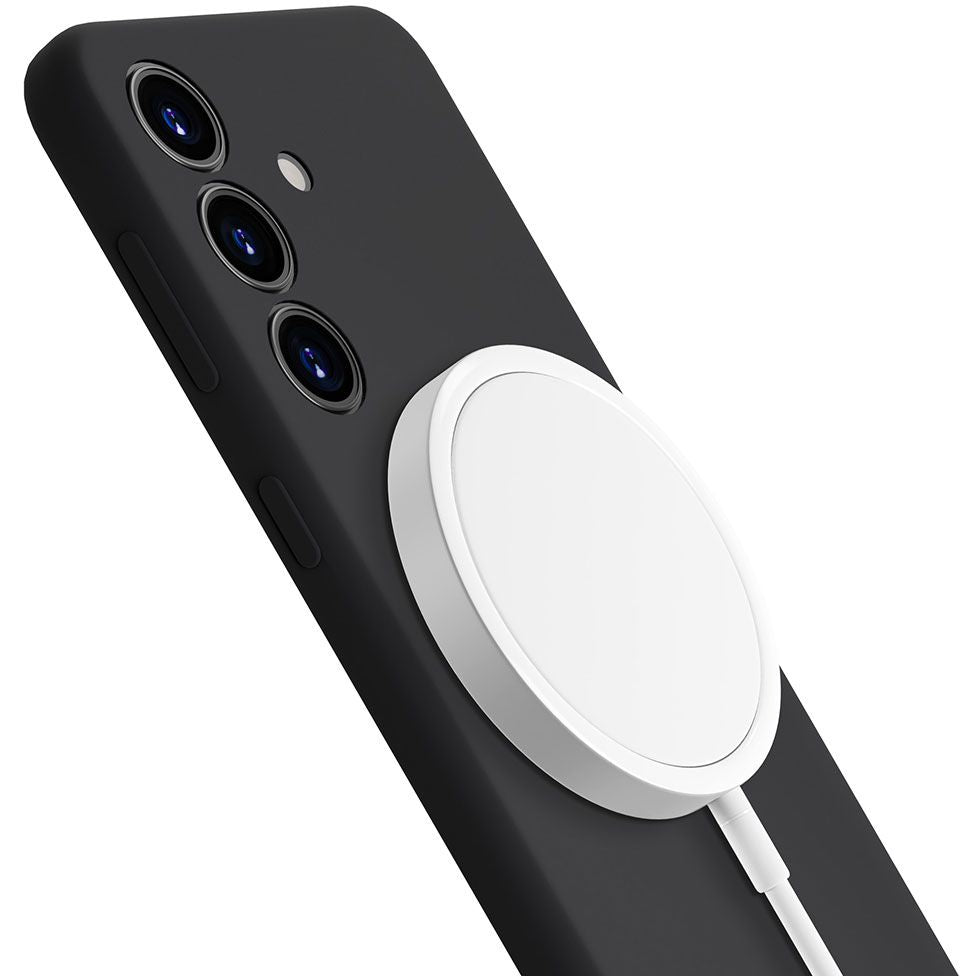 Schutzhülle für Galaxy S24 Plus 5G, 3mk Silicone Case, Schwarz