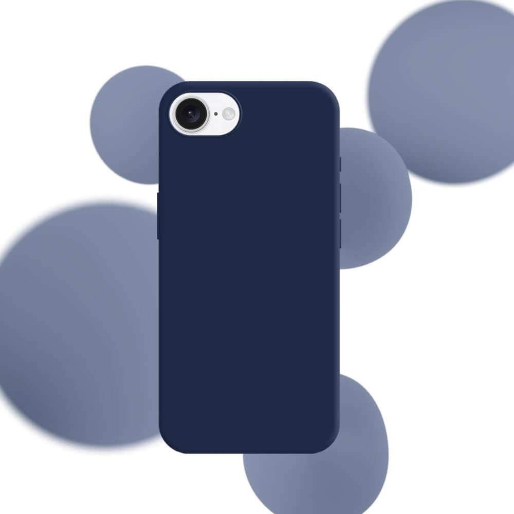 Handyhülle für Apple iPhone 16e, 3mk Silicone Case, Dunkelblau