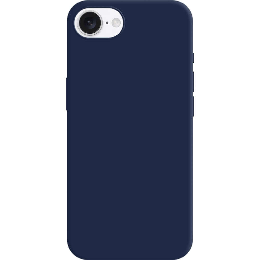 Handyhülle für Apple iPhone 16e, 3mk Silicone Case, Dunkelblau