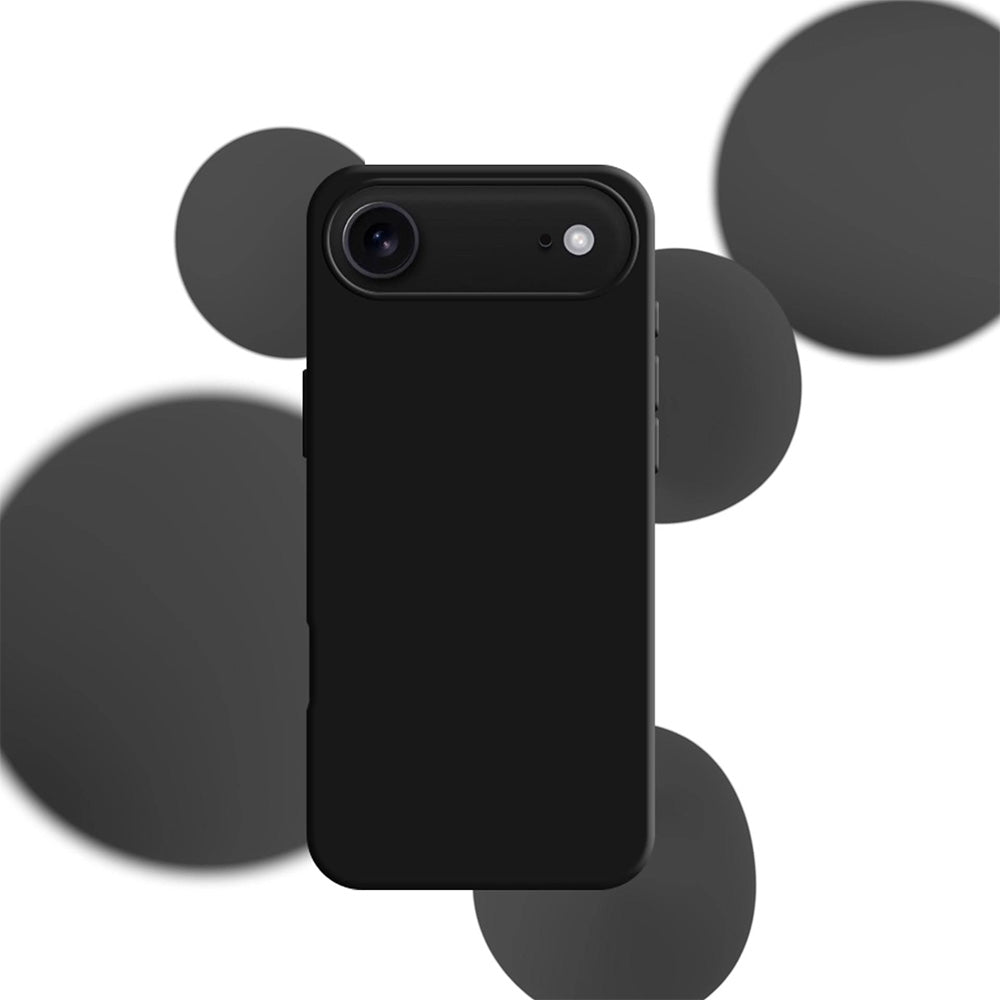 Handyhülle für iPhone Air, 3mk Silicone Case, Schwarz