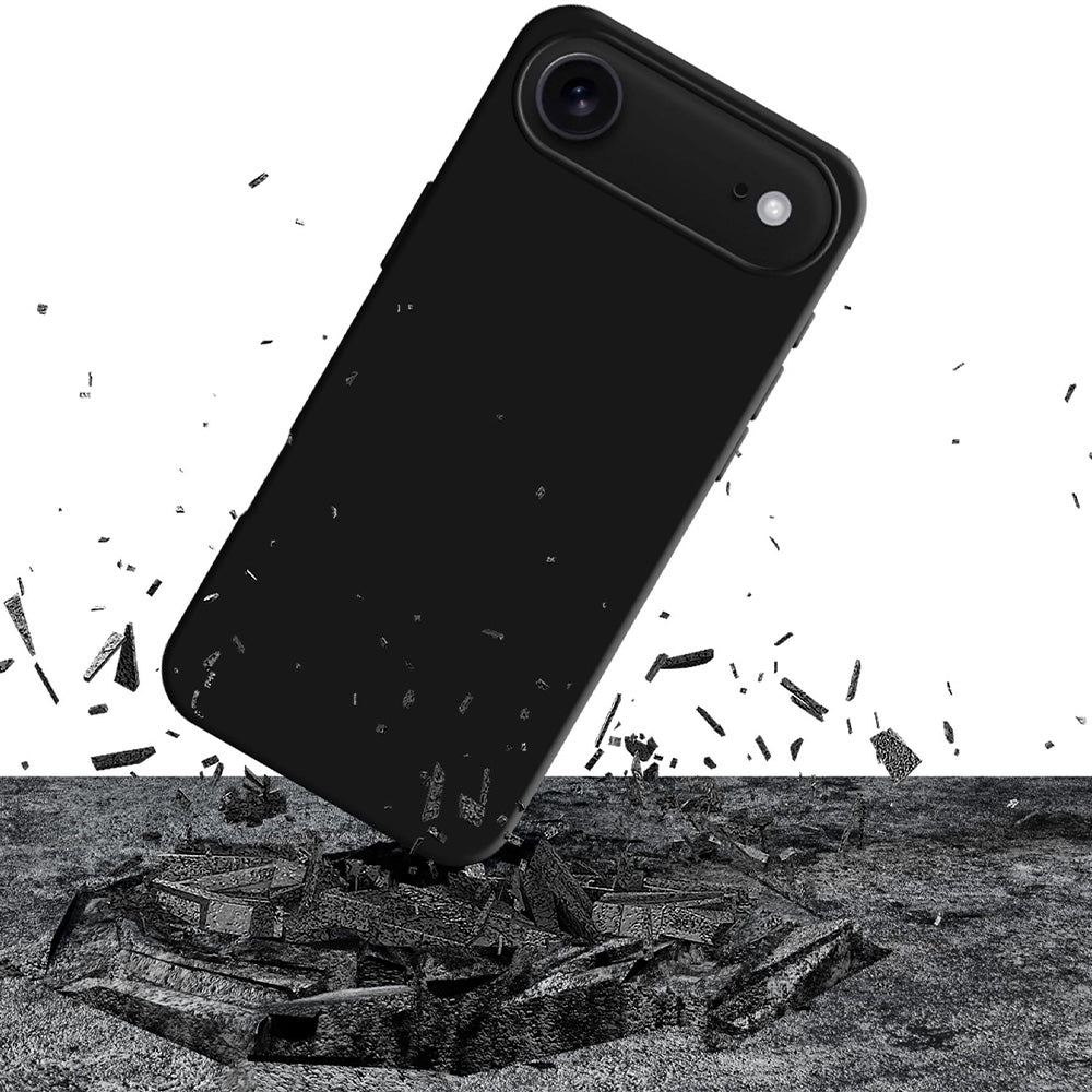 Handyhülle für iPhone Air, 3mk Silicone Case, Schwarz