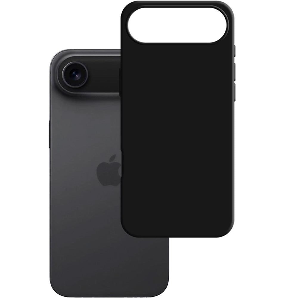 Handyhülle für iPhone Air, 3mk Silicone Case, Schwarz