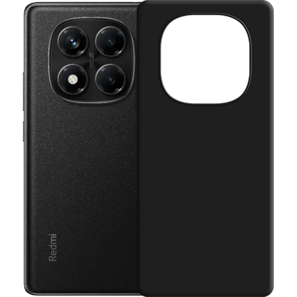 Handyhülle für Xiaomi Redmi Note 14 Pro 5G, 3mk Silicone Case, Schwarz