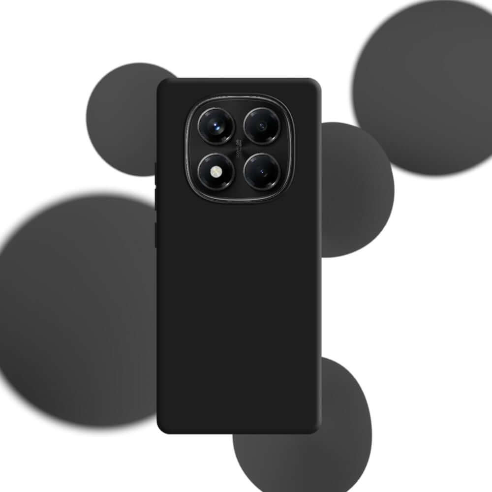 Handyhülle für Xiaomi Redmi Note 14 Pro 5G, 3mk Silicone Case, Schwarz