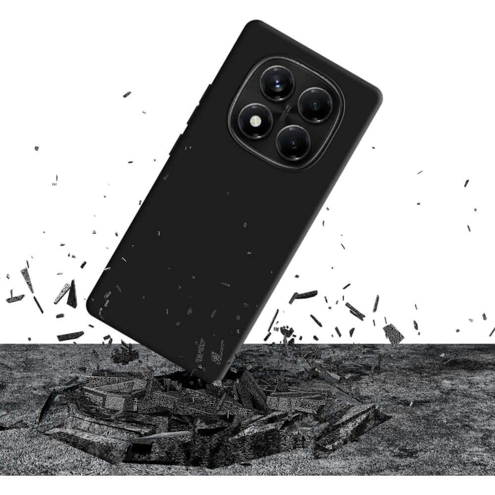 Handyhülle für Xiaomi Redmi Note 14 Pro 5G, 3mk Silicone Case, Schwarz