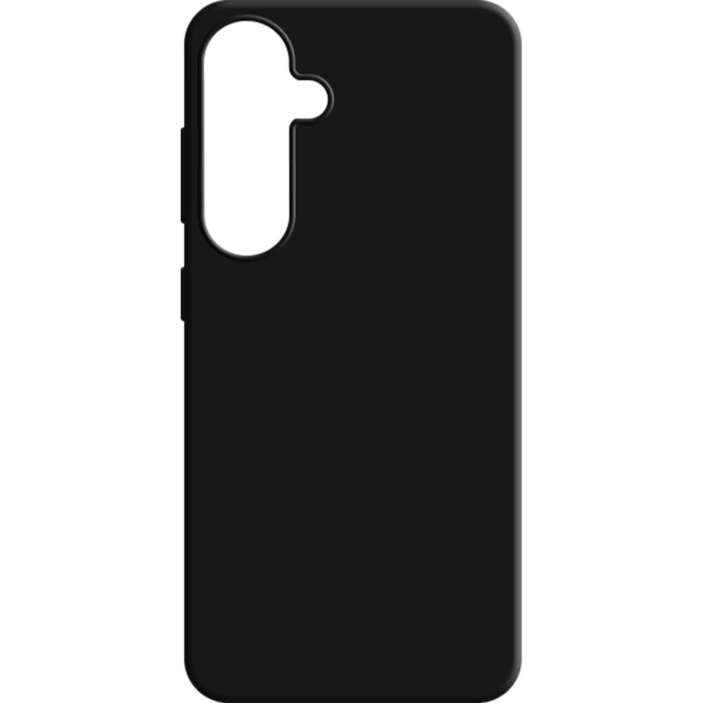 Handyhülle für Galaxy S24 5G, 3mk Silicone Case, Schwarz