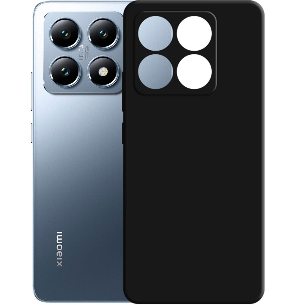 Handyhülle für Xiaomi 14T, 3mk Silicone Case, Schwarz