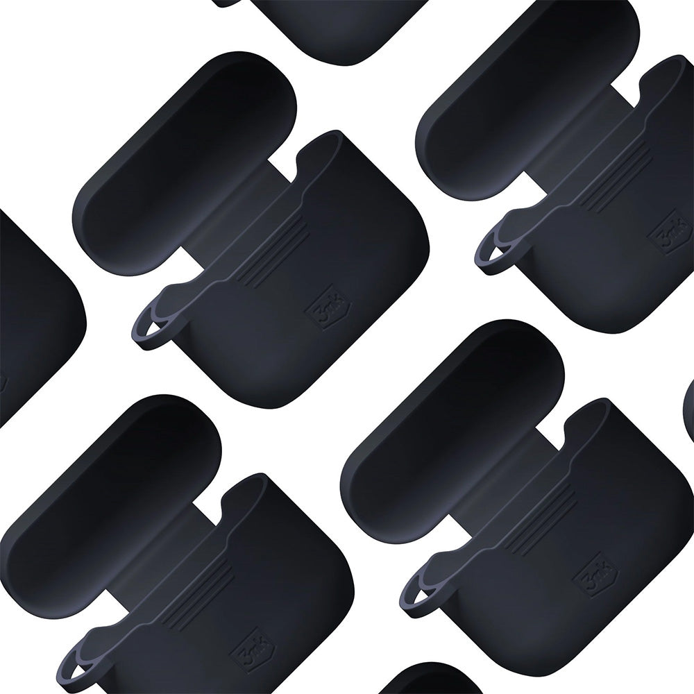Schutzhülle für Apple AirPods Pro 3, 3mk Silicone Earphones Case, Schwarz