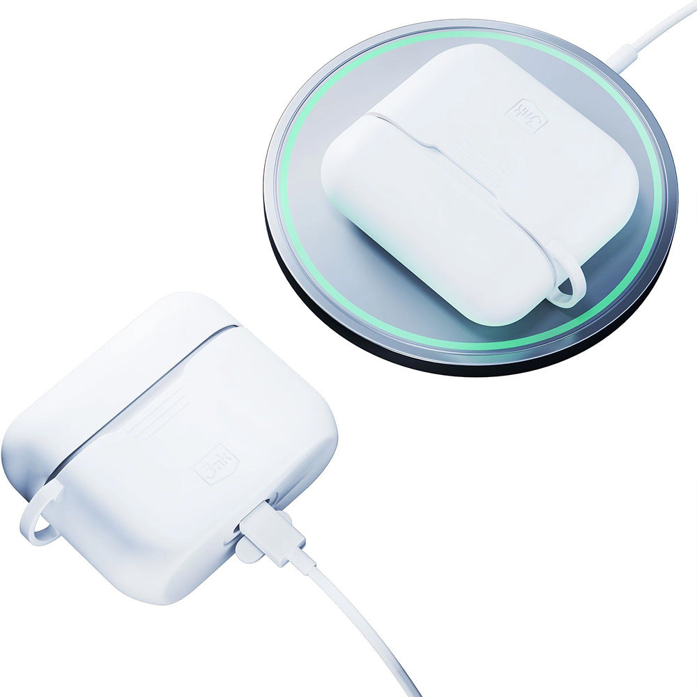 Schutzhülle für Apple AirPods Pro 3, 3mk Silicone Earphones Case, Weiß