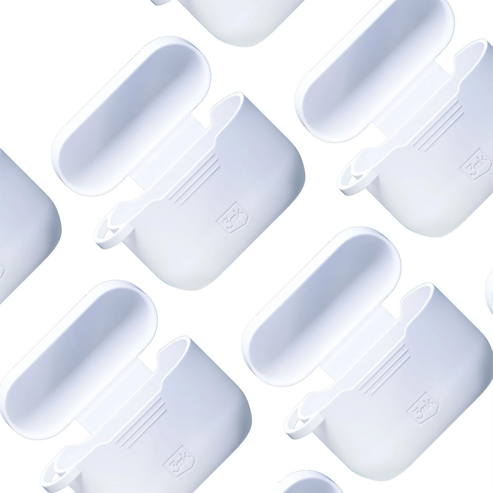 Schutzhülle für Apple AirPods Pro 3, 3mk Silicone Earphones Case, Weiß