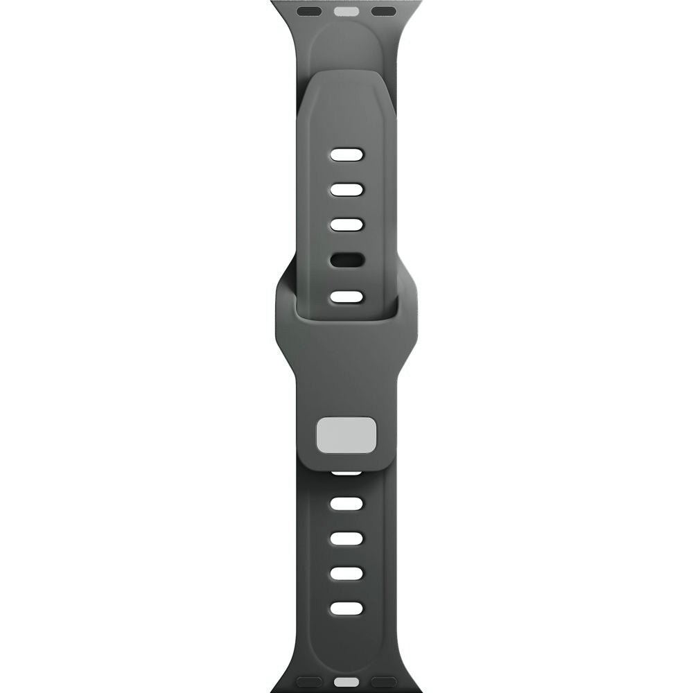 Armband für Apple Watch 49/46/45/44 mm, 3mk Silicone Watch Strap, Graphitgrau