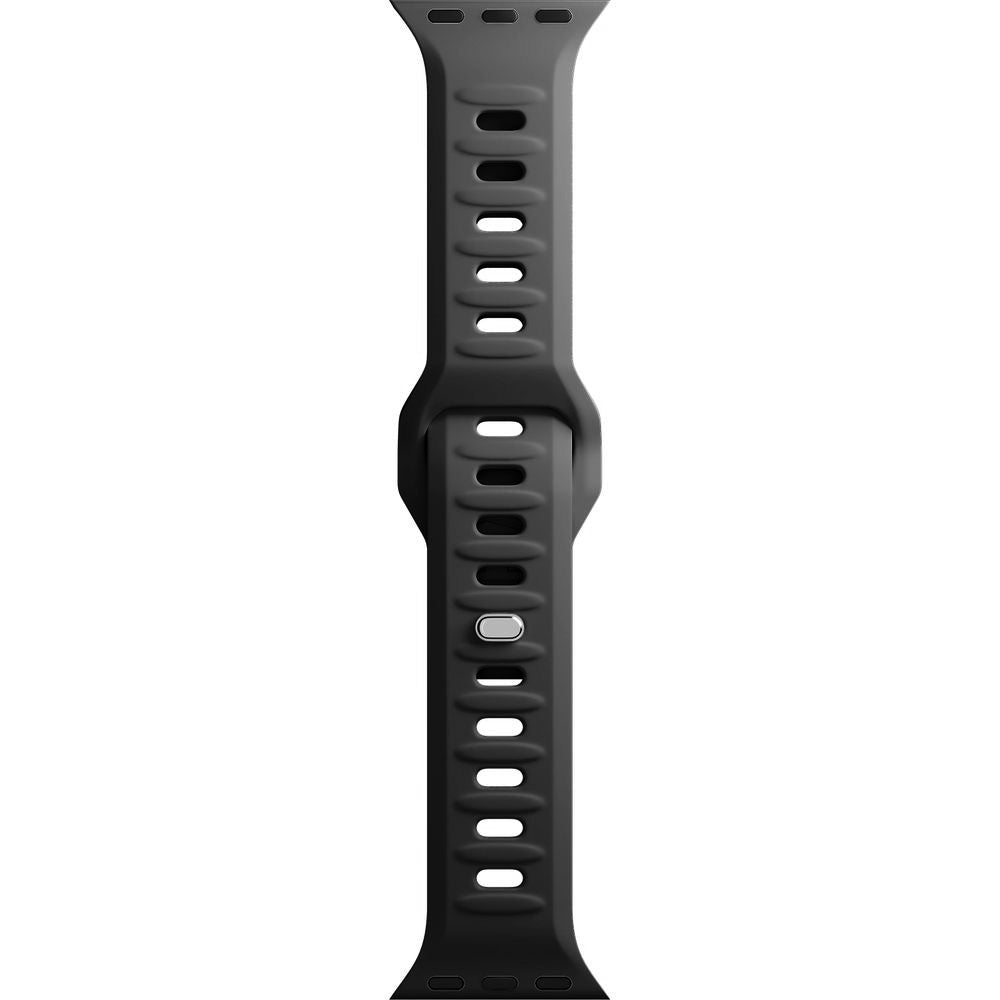 Armband für Apple Watch 49/46/45/44 mm, 3mk Silicone Watch Strap, Dunkelgrau