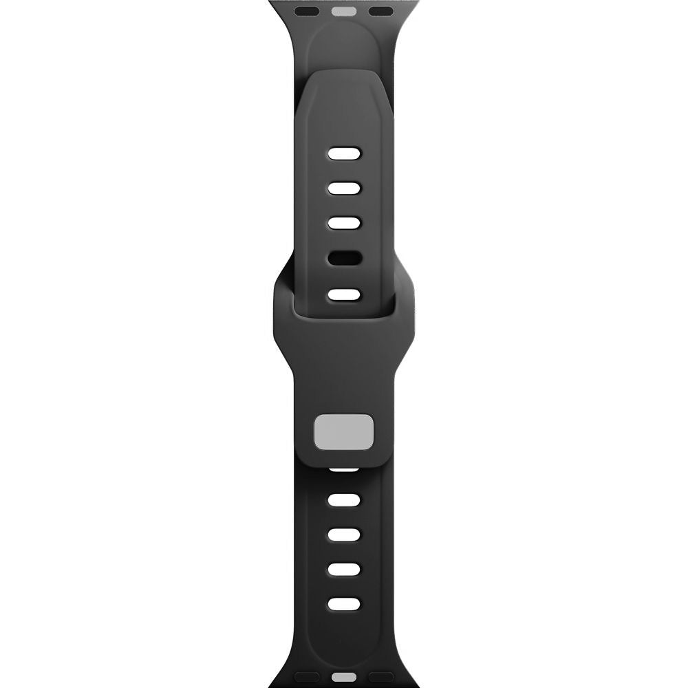 Armband für Apple Watch 49/46/45/44 mm, 3mk Silicone Watch Strap, Dunkelgrau