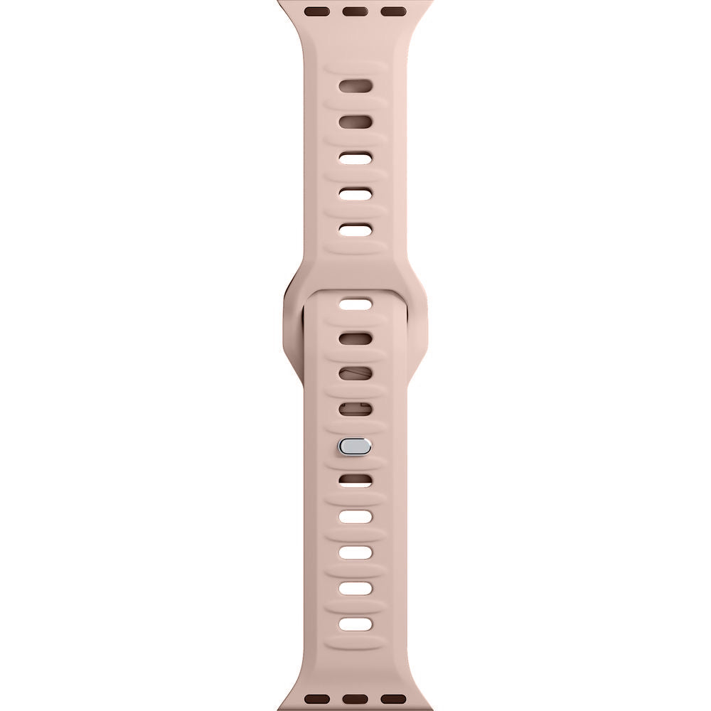 Armband für Apple Watch 49/46/45/44 mm, 3mk Silicone Watch Strap, Beige
