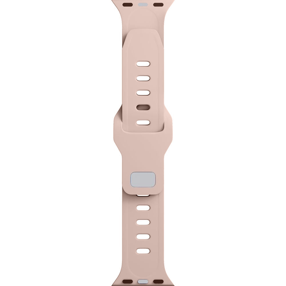 Armband für Apple Watch 49/46/45/44 mm, 3mk Silicone Watch Strap, Beige