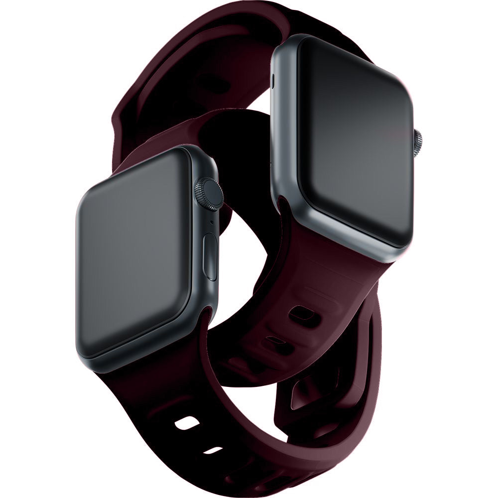 Armband für Apple Watch 49/46/45/44 mm, 3mk Silicone Watch Strap, Violett